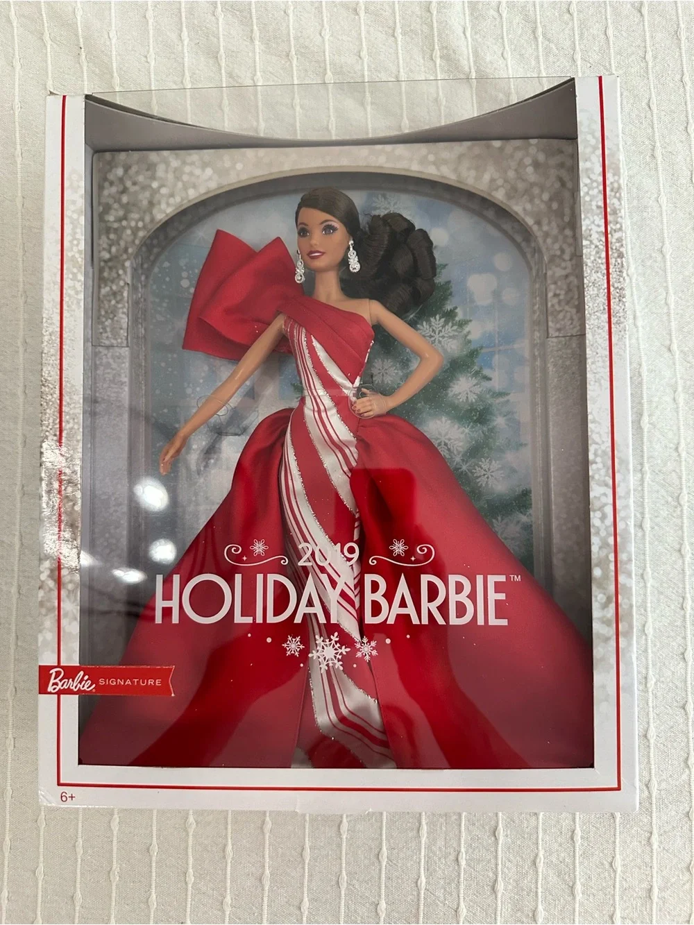 Barbie Red and White Holiday Gown Doll by Barbie